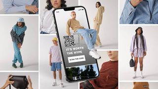 An image of the Levi mobile shopping app, featuring its latest styles on models.