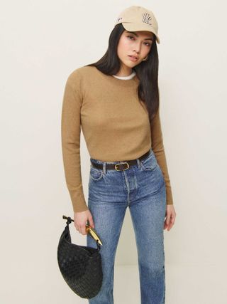 Dana Cashmere Crew Sweater