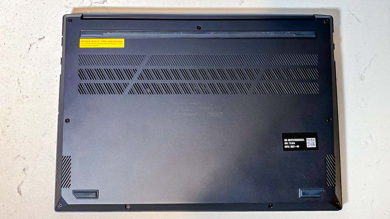 Bottom of Asus Vivobook Pro 14