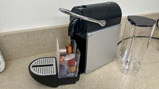 Nespresso Pixie on kitchen counter