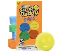 Scrub Daddy 5-Pack Multipurpose Kitchen Sponges