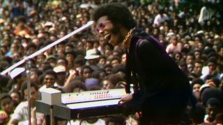 Sly Stone performs during "Summer of Soul"