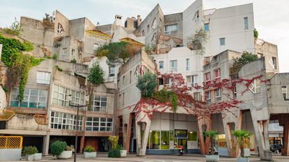 Brutalist Plants by Olivia Broome Les Étoiles d’Ivry, Paris, France.Architect: Jean Renaudie 