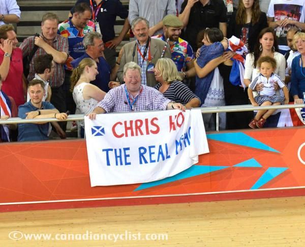 Chris Hoy's proud family