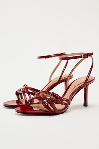 High heel strappy sandals