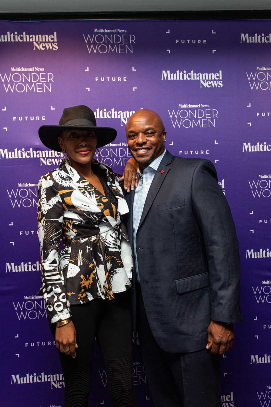 Nikki Love, SVP, development and production, ALLBLK, AMC Networks, with her husband Brett Dismukes.