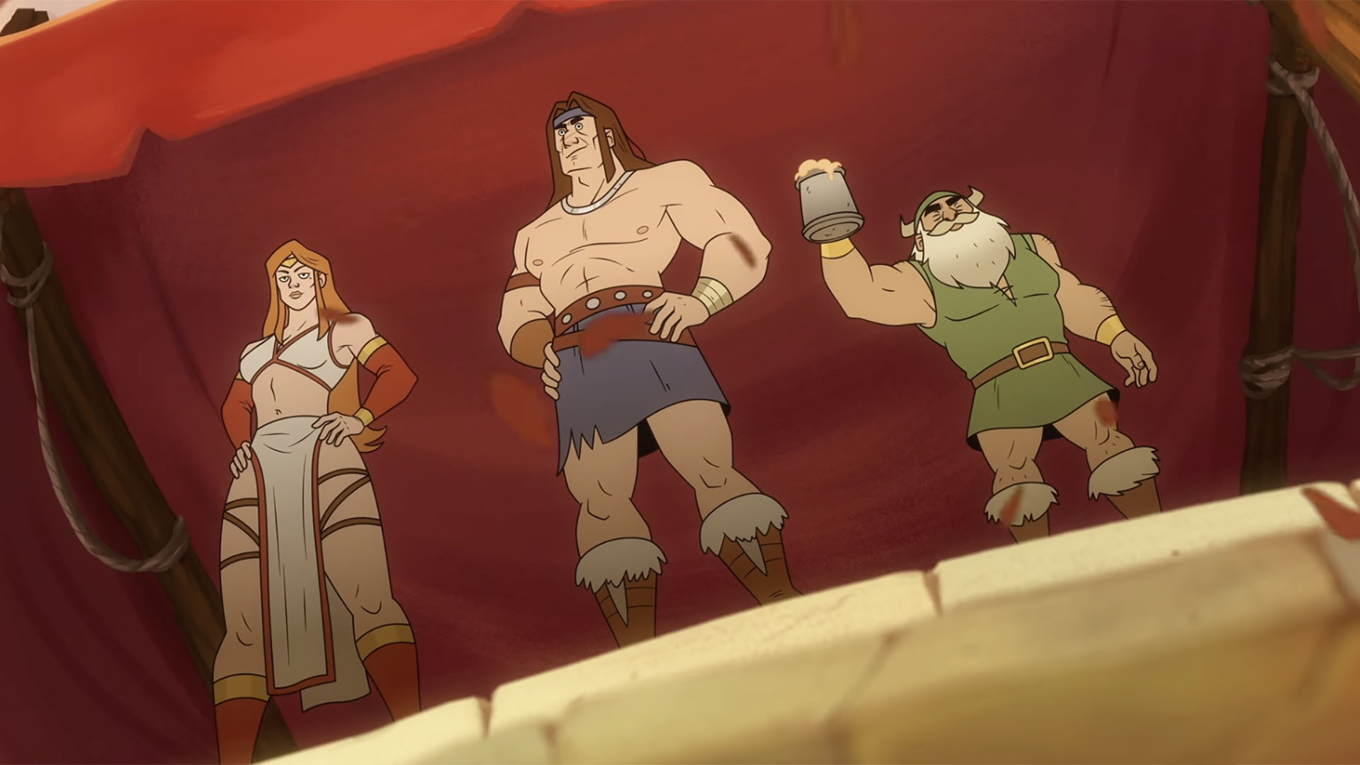 Golden Axe trailer still. 