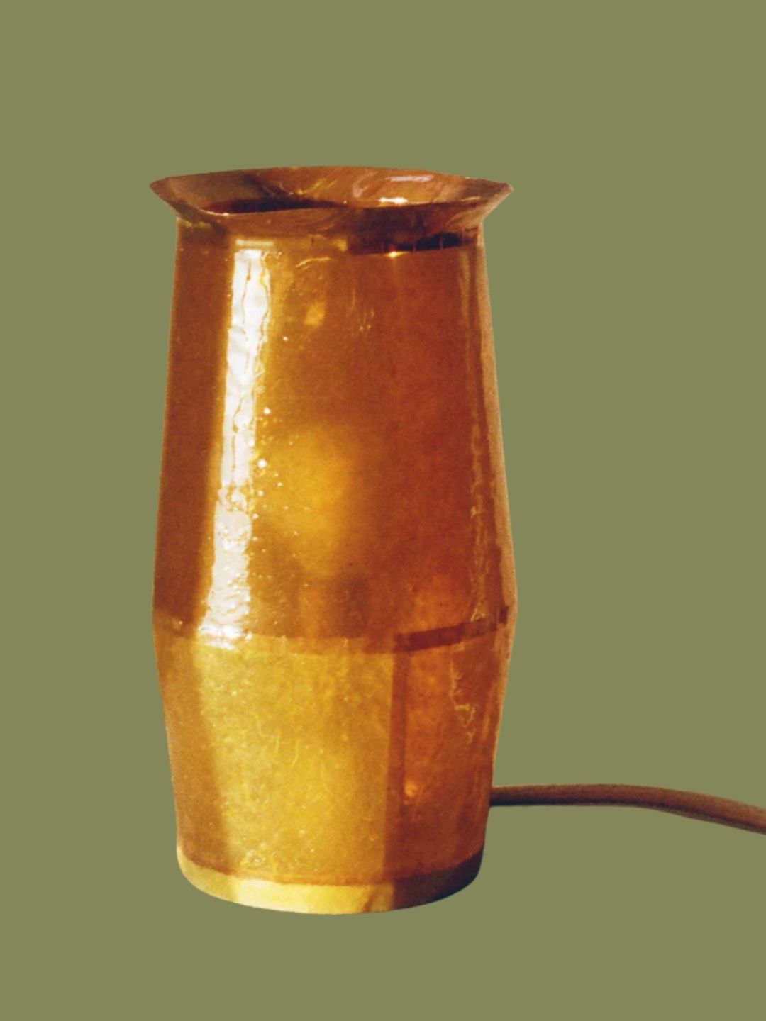 Jacob Marks, Patchwork Pine Resin Lamp | Amber