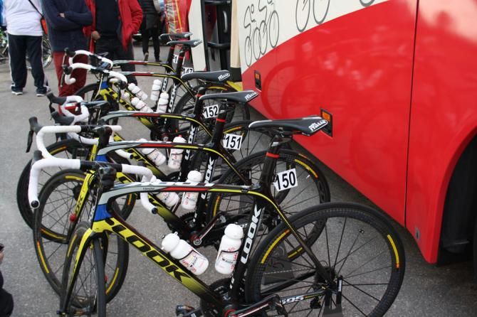 The Cofidis bikes on show