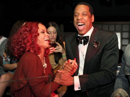 Jay Z and Rihanna