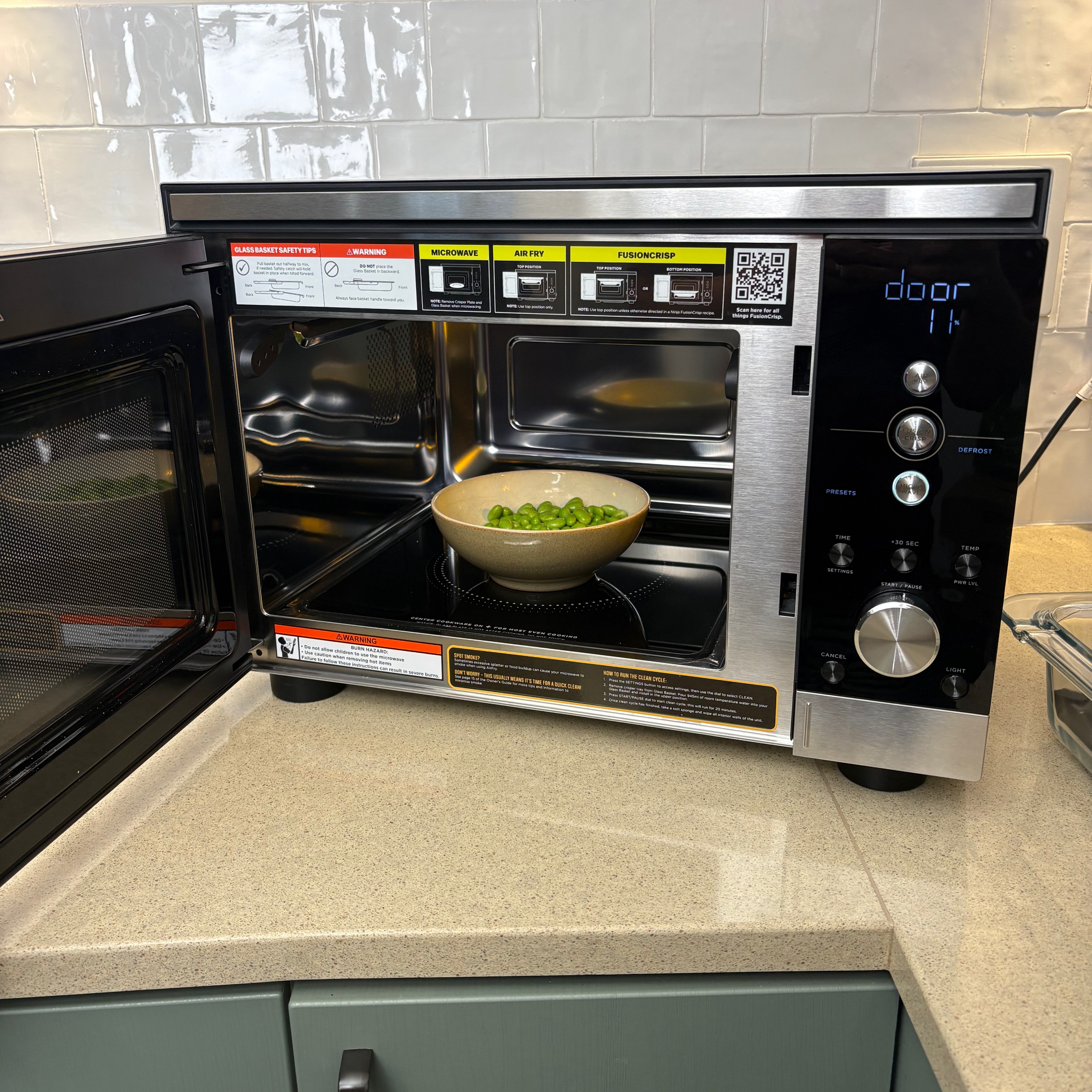 Testing the Ninja Crispi microwave air fryer combo