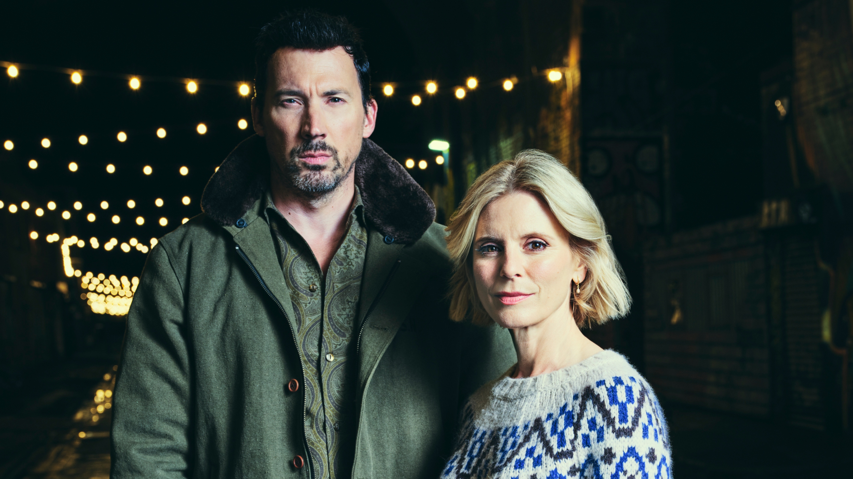 Jack Hodgson (DAVID CAVES) &amp; Dr Nikki Alexander (EMILIA FOX) in Silent Witness season 29