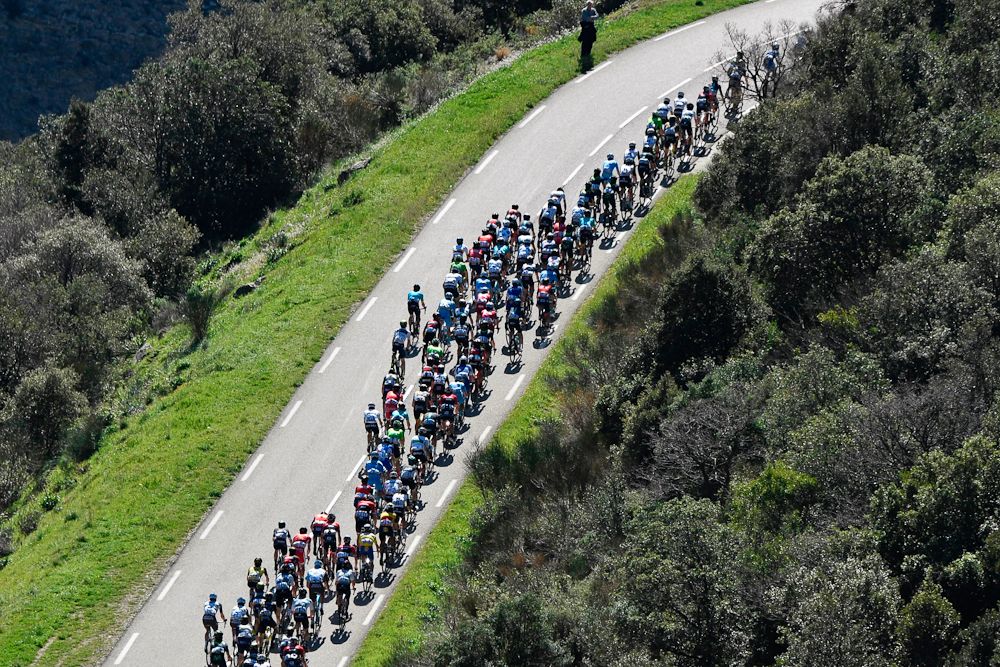 during stage 6 at Paris-Nice