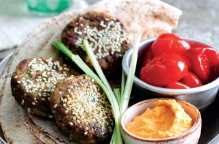 Healthy lunch ideas, Sesame-coated falafel