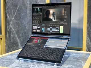 Laptop or et cuir, PC double écran, ScreenPad 2.0 : au Computex