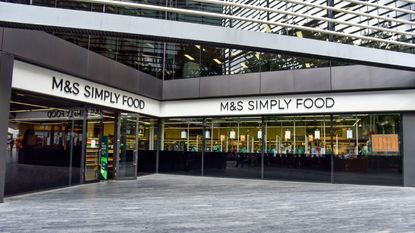 M&S Simply Food store in London seen as the company announced to cut 7,000 jobs over the next three months after the coronavirus pandemic had caused a "material shift in trade".