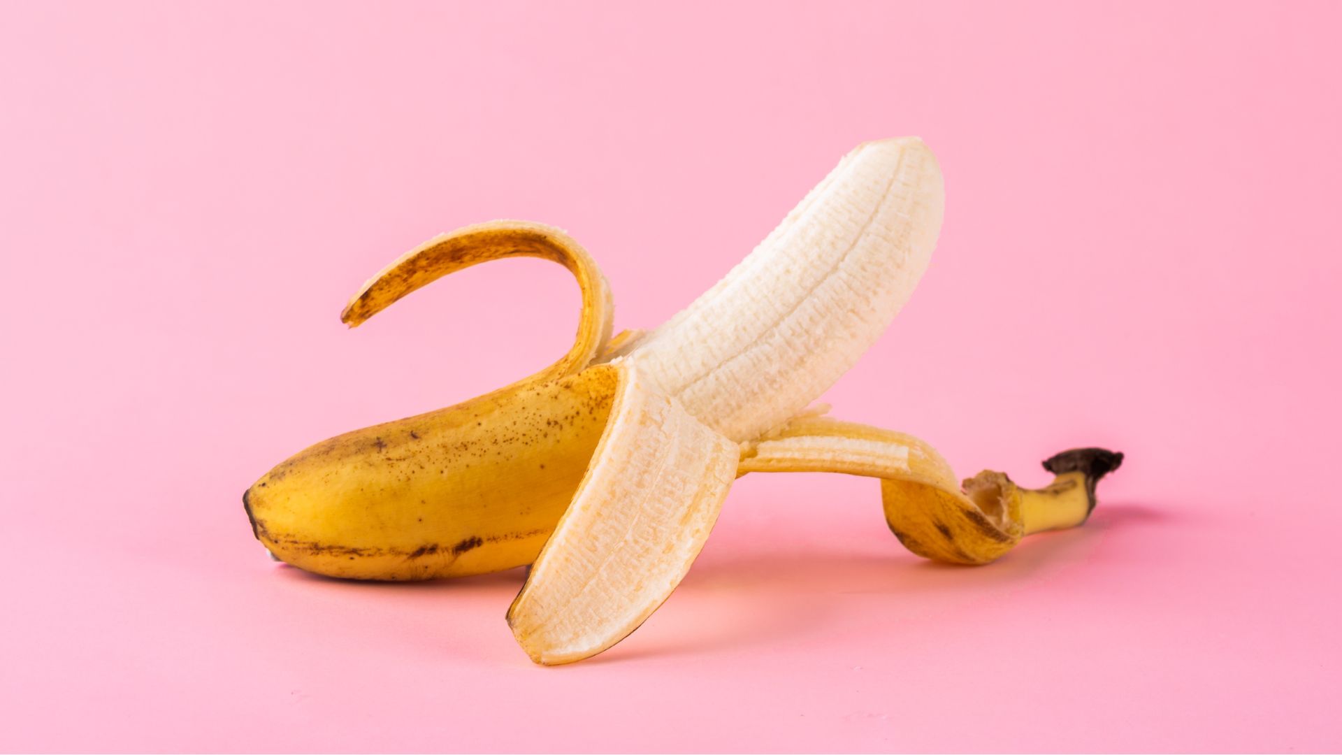 Peeled banana