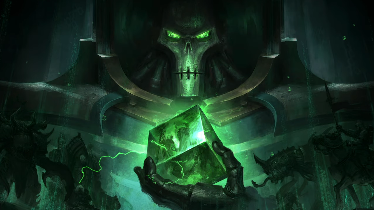 Owlcat just teased a new Warhammer 40,000: Rogue Trader DLC, and it's all about everyone's favorite relic-hoarding necron, Trazyn the Infinite