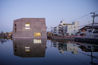 the angular, concrete shape of the Matsubara Library