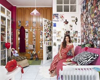 Eugenie Manisalidi in Her Apartment