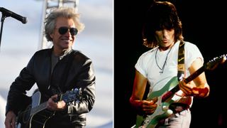 Jon Bon Jovi and Jeff Beck worked together on 1990 album Blaze Of Glory