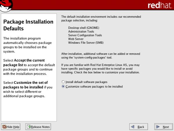 Step 10: Install options