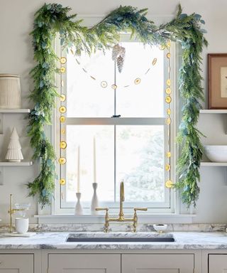 West Elm Christmas collection, wreaths & garlands