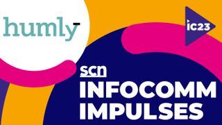 The Humly and SCN InfoComm 2023 Impulses logos. 