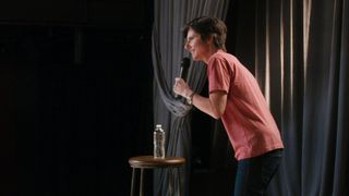 Tig Notaro on stage in Tig Notaro: Happy To Be Here
