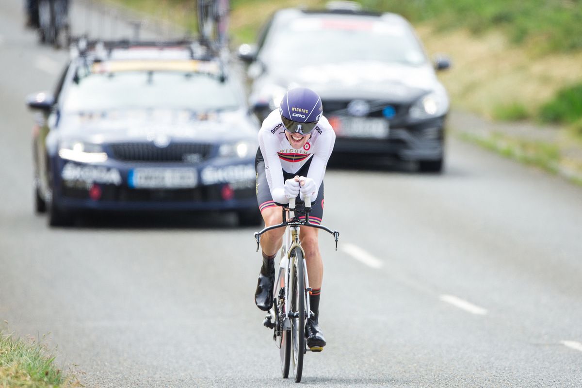 Scott Davies (Team Wiggins) on his way to his fourth U23 TT