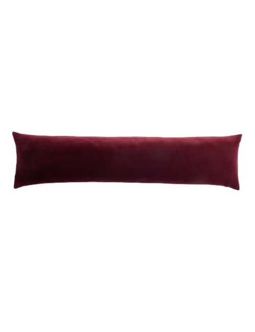 Quince | Bordeaux Velvet Oversized Lumbar Pillow Cover