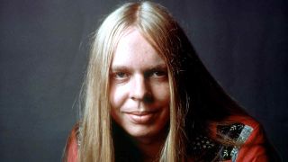 Rick Wakeman poses for a portrait in 1976