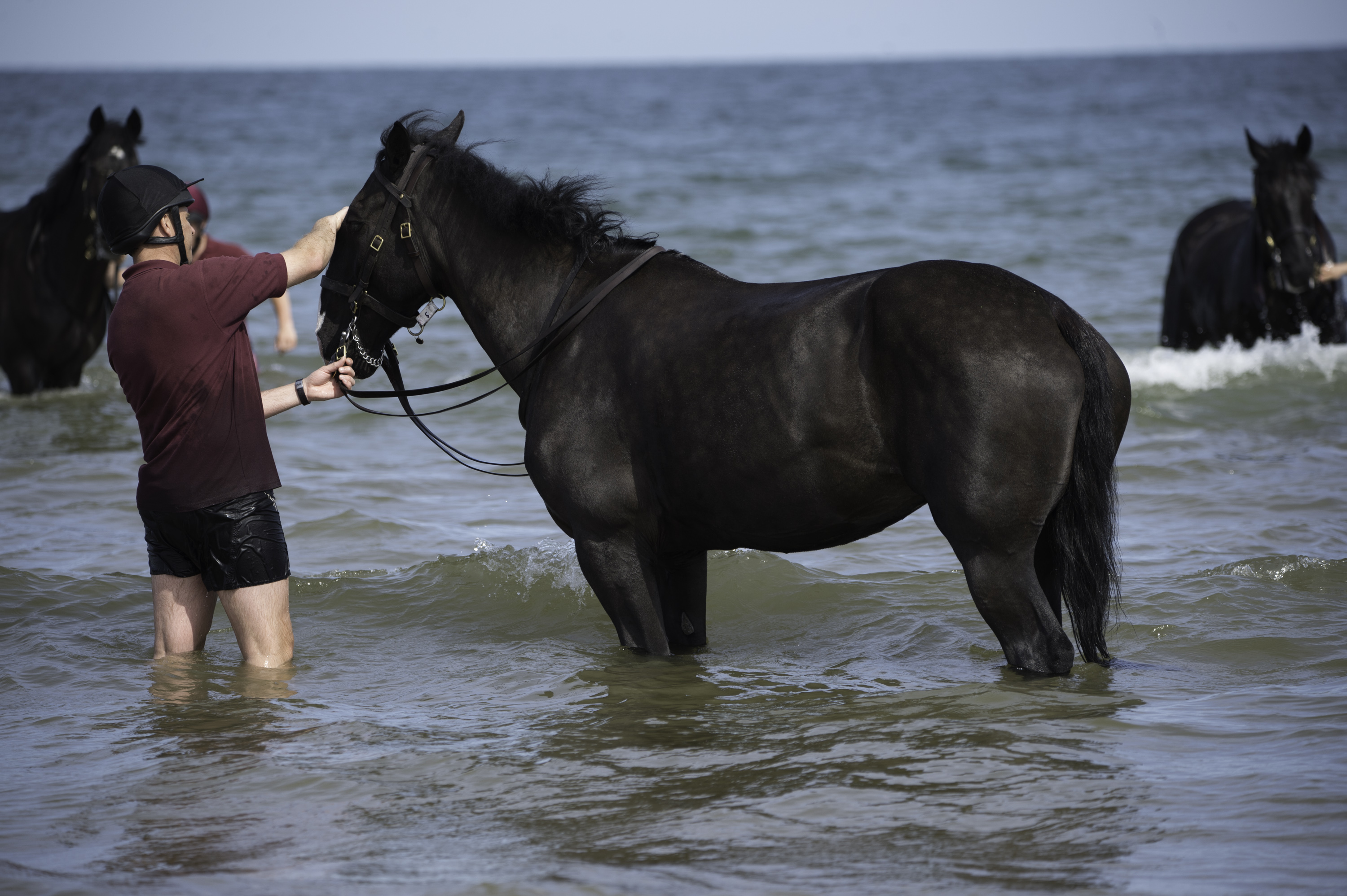 Cool, calm and collected — even while on the beach
