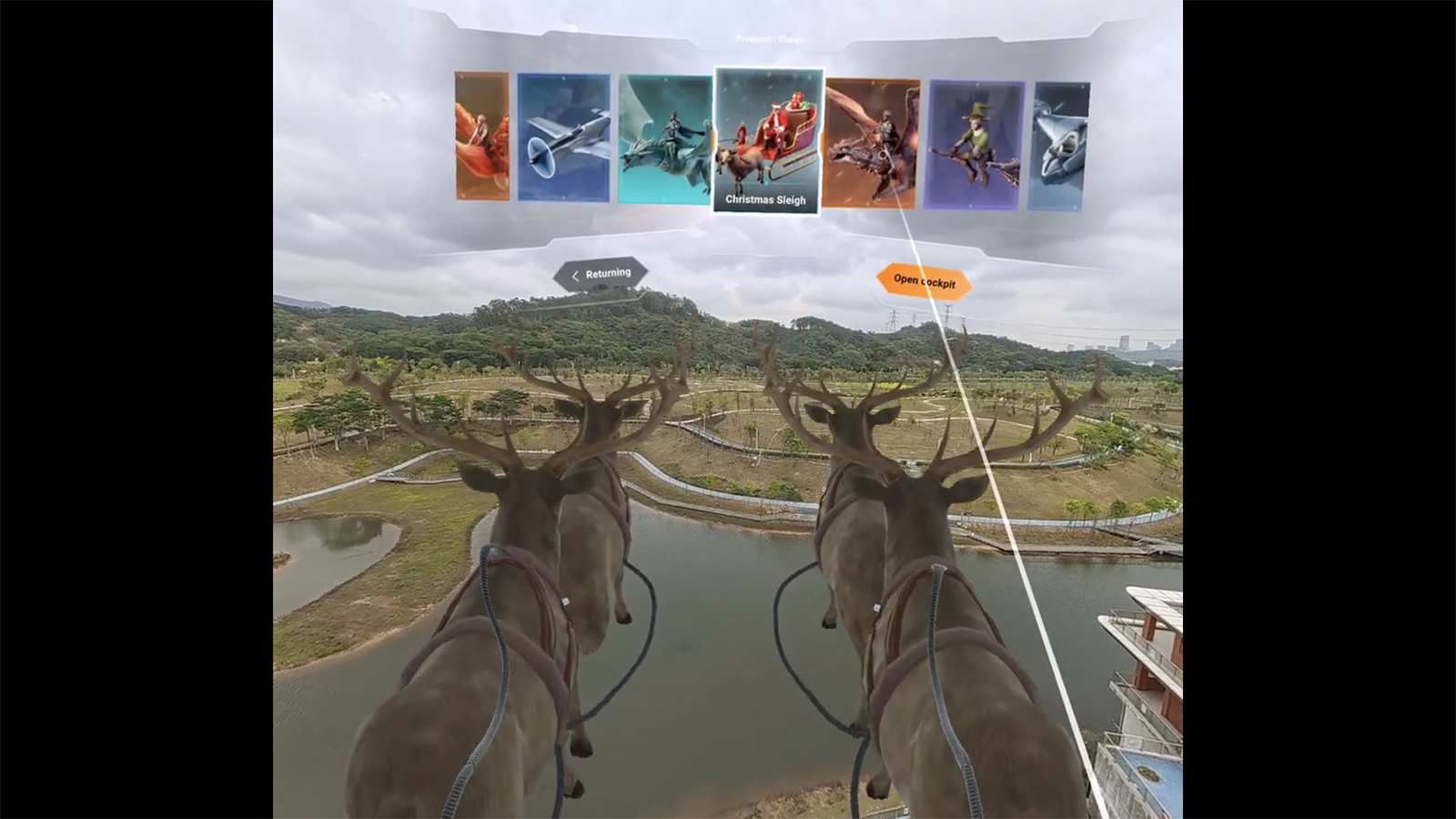 Antigravity A1 drone virtual cockpit view