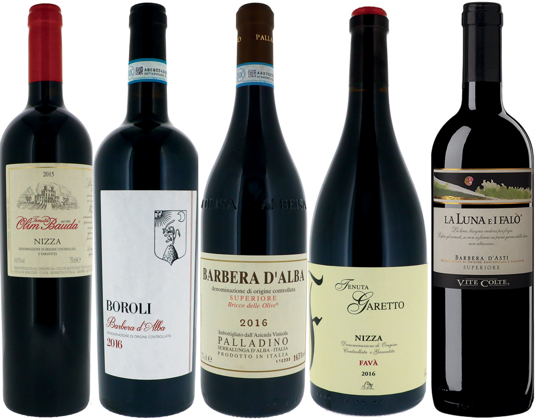Piedmont red wines