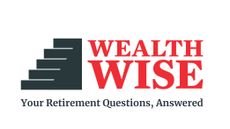 Logo for the Kiplinger advice column, Wealth Wise. The logo includes the motto, "Your Retirement Questions, Answered."