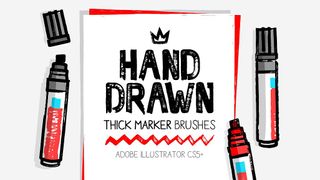 Add a hand-drawn feel to your work with this set of 84 pressure-sensitive Illustrator brushes