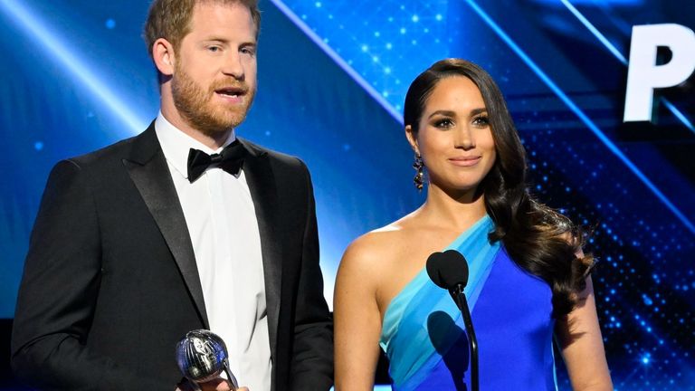 Harry and Meghan at the NAACP Image Awards