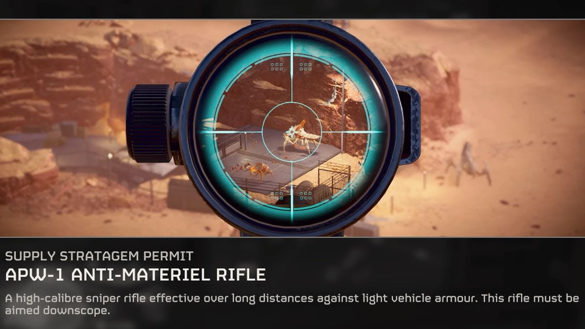 Helldivers 2 Anti Materiel rifle