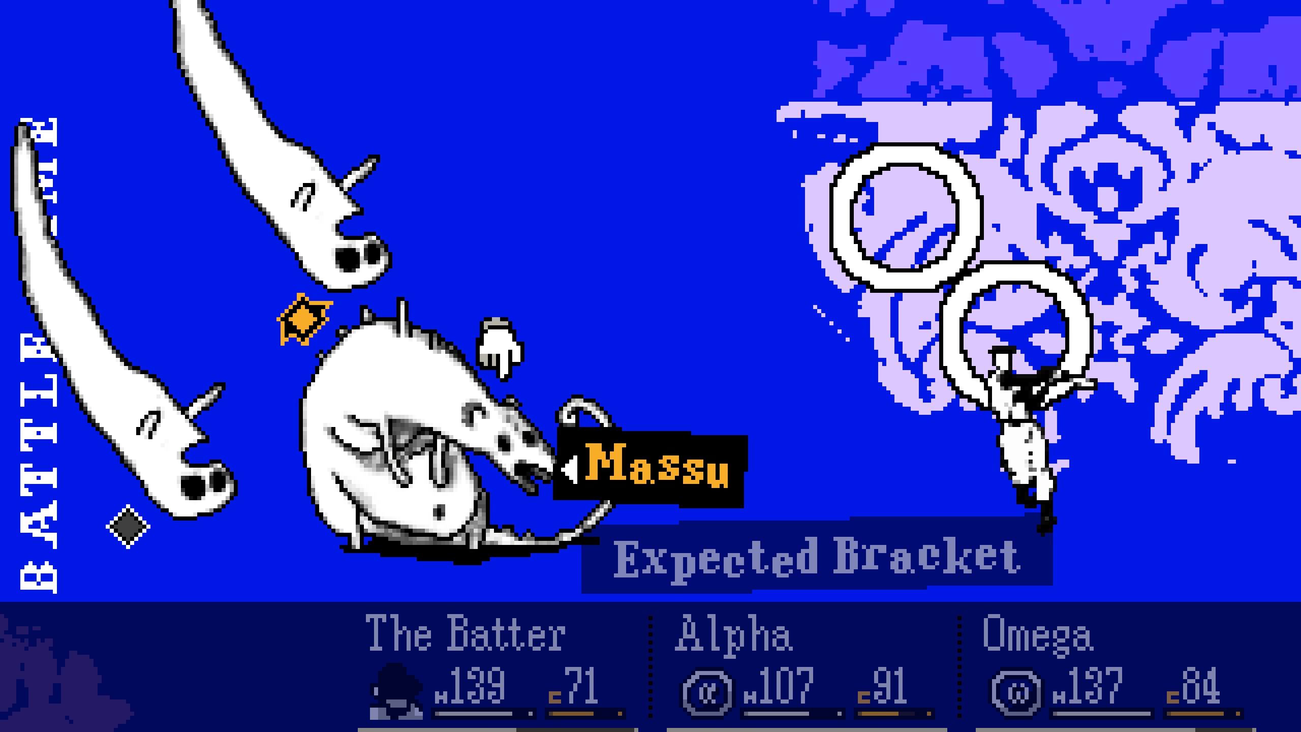 Fighting massu and two spectres in OFF
