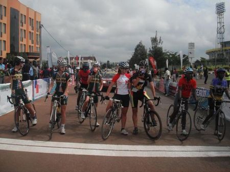 The start of the women's race
