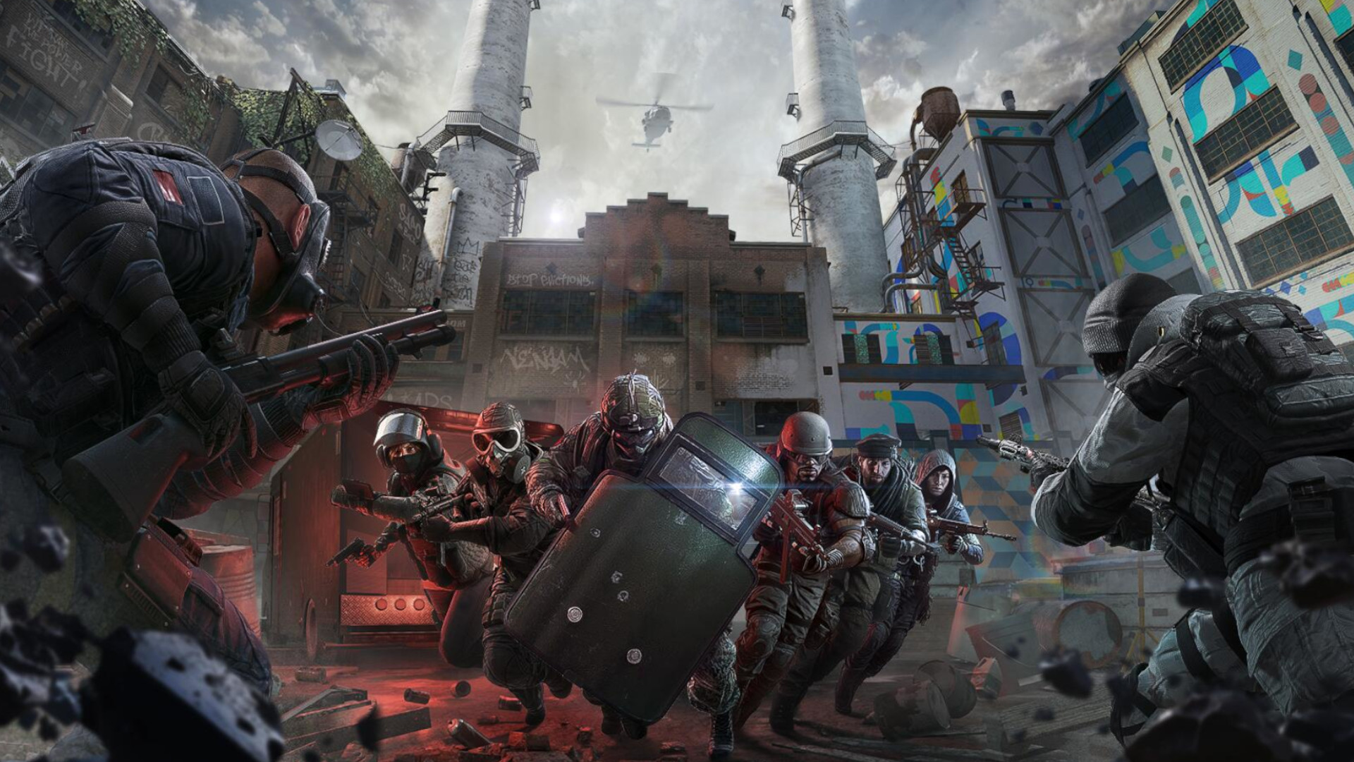 The key art for Tom Clancy's Rainbow Six Siege X's Dual Front mode, slightly cropped for a review header