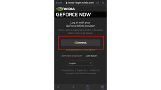 Geforce Now Ios Nvidia Button