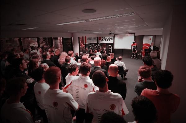 The search2retain conference room almost wasn't big enough for the large turnout