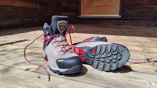 a photo of the asolo hiking boots