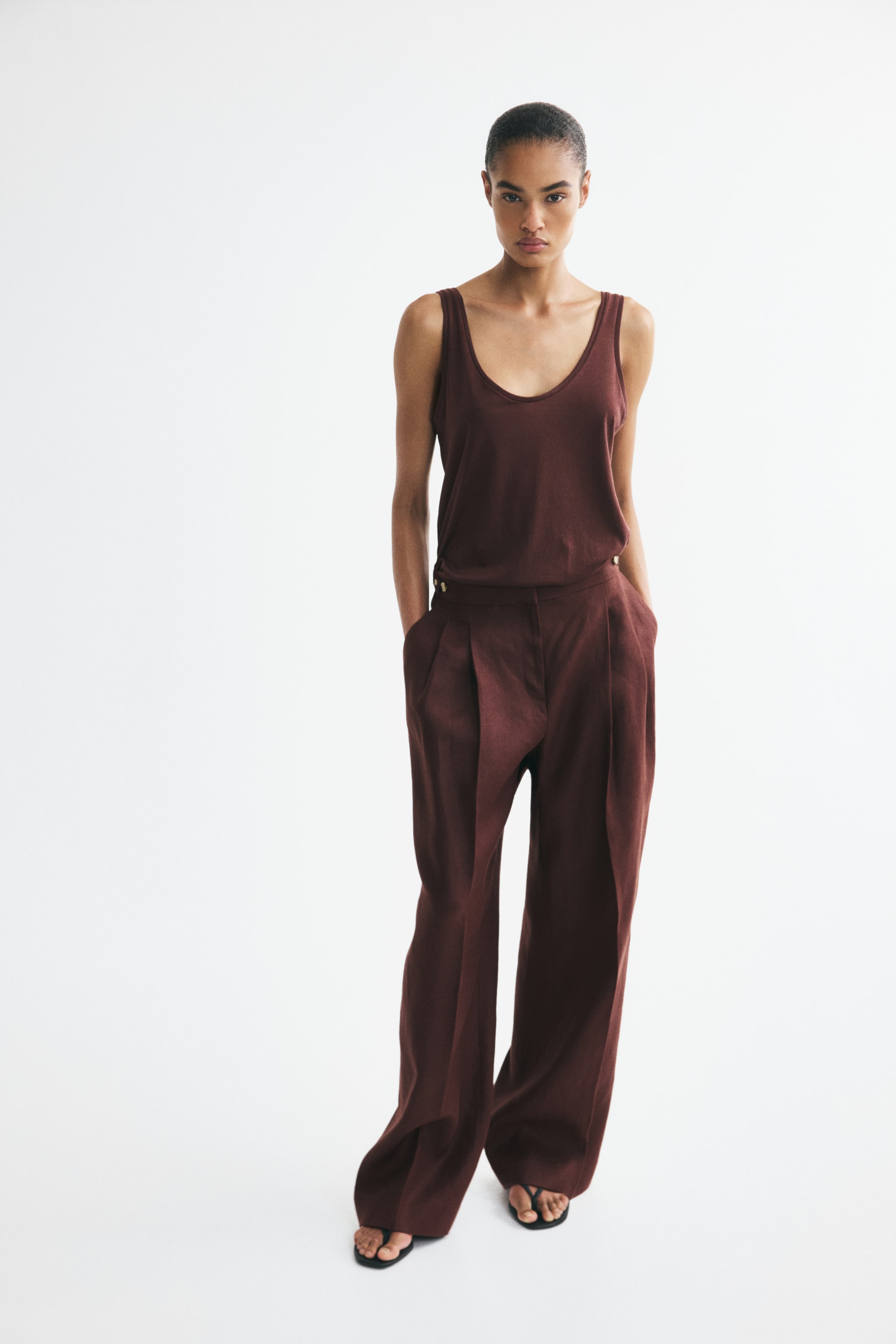 Tailored Linen Trousers
