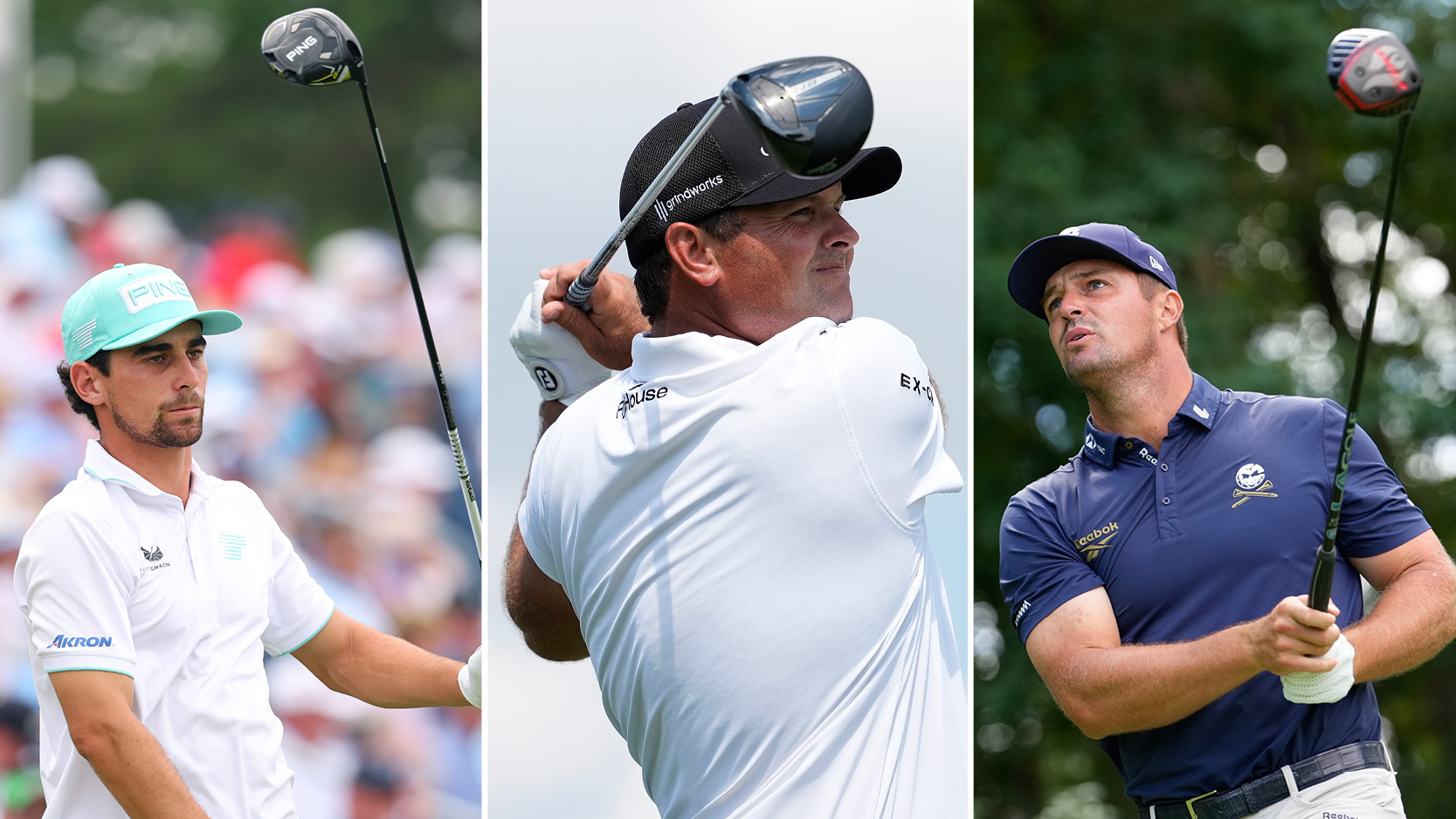 Joaquin Niemann, Patrick Reed and Bryson DeChambeau all hit drivers