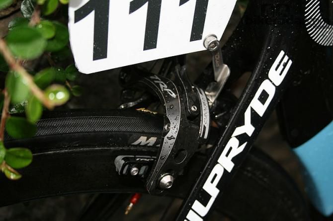 TRP R970EQ are machined magnesium arms with titanium bolts