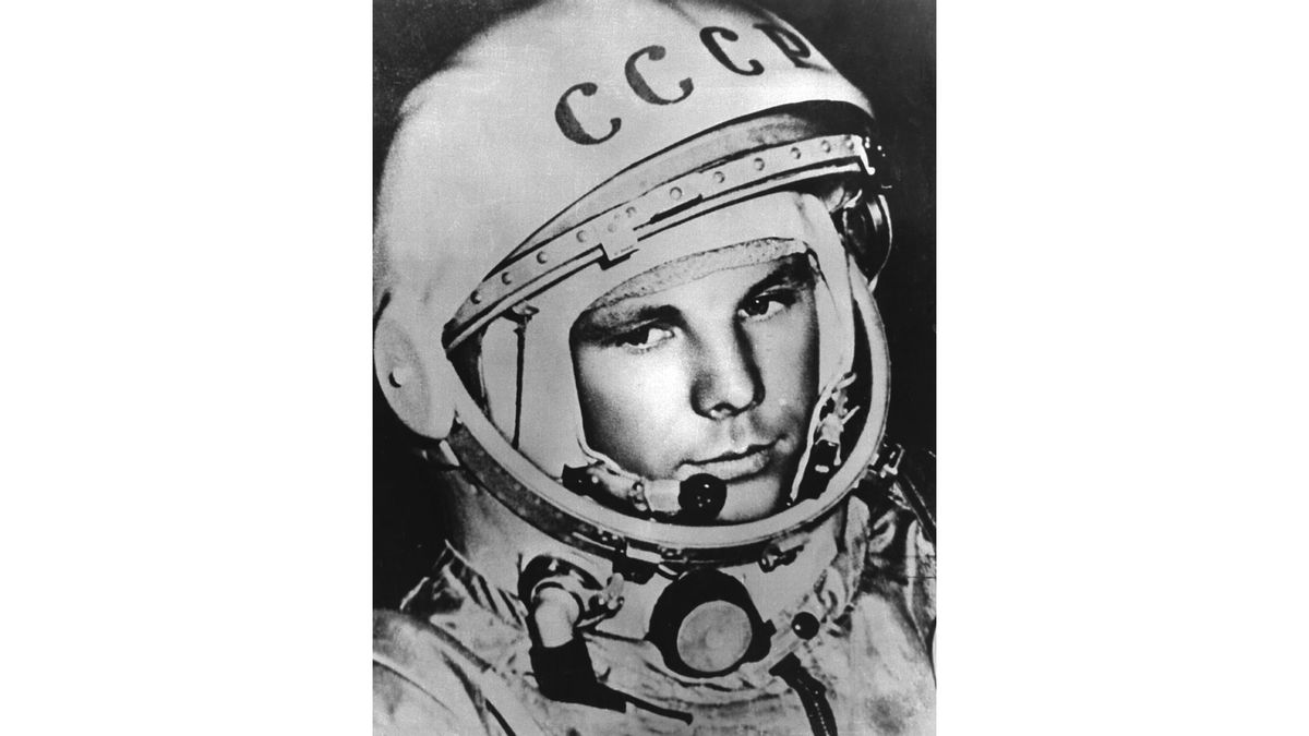 On 12 April 1961, Russian cosmonaut Yuri Gagarin became the first human to travel into space when he launched into orbit on the Vostok 3KA-3 spacecraft (Vostok 1).