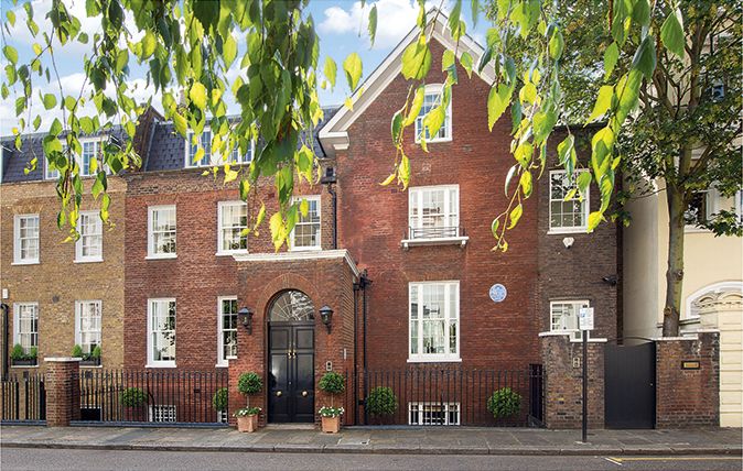 The former London home of Sir Winston Churchill